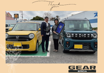 K様スペーシアギア納車☆彡